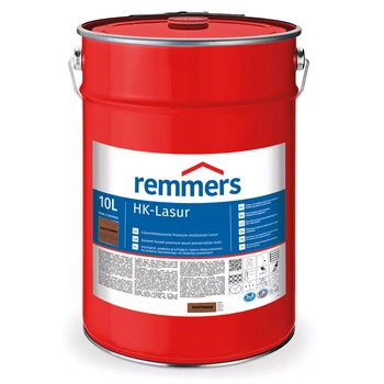 Remmers HK Lasur 10 L Châtaigne – Imprégnant 3-en-1 pour bois