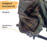 Wisport sac à dos RACCOON 85 OLIVE GREEN