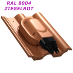 Parotec Tile S56 RAL 8004 Rouge Brique – Passage solaire