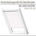 Velux Store occultant DKL SK06 1025SWL Blanc 114x118