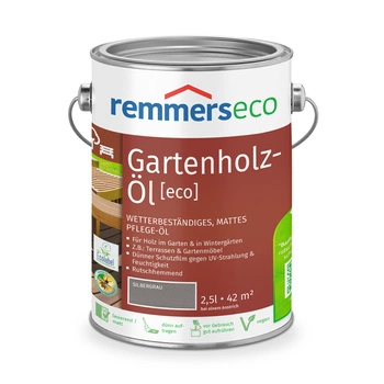 Remmers Gartenholz-Öl [eco] Gris argenté 2,5L – huile bois extérieur