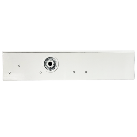 Set GEZE BLANC Ferme-porte TS 2000 NV BC, bras blanc, plaque de montage standard 3in1