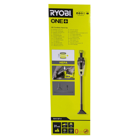Ryobi RHV18F-0 - aspirateur à main sans fil 18 V ONE+ (sans batterie),
