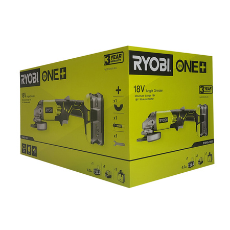 Ryobi R18AG-140S – meuleuse d’angle sans fil 18 V ONE+ 115 mm kit batterie