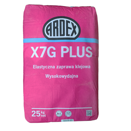 ARDEX X 7 G Plus Mortier-flex Colle à carrelage Flexkleber Résistant au gel 25 KG