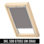 VELUX Store DKL S08 0705S gris uni 114x140 occultant