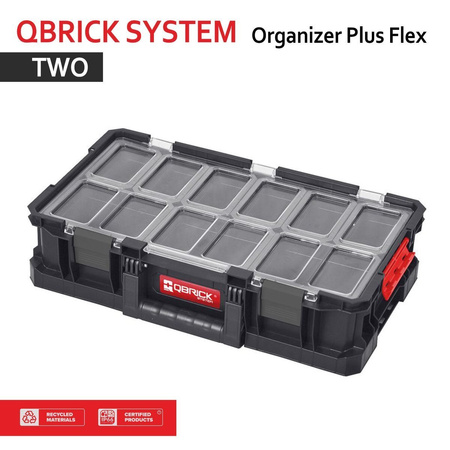 Qbrick Boîte à outils TWO Organisateur Plus Flex SET 3 pièces