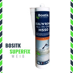 BOSTIK Seal'N'Bond Montagekleber Klebstoff Dichtmasse Kartusche 290 ML weiß