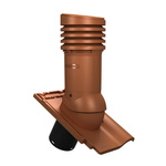 Cheminée EVO DN150 mm P1805 PAROTEC RAL 8004-Brique Art. E370507