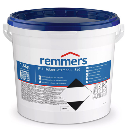 Set Remmers 238701 PU Masse de remplacement pour bois