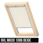 VELUX RHL MK00 1086 Store 78x Store décoratif Original avec crochets (RHL)Beige