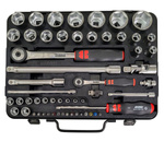 WURTH Zebra clés 1/4 + 1/2", 56 pcs.