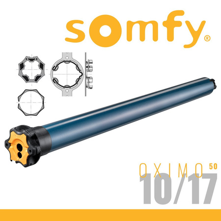 Somfy Moteur Oximo 50 io 10/17 Art. 1037686 Mitnehmer SW 50 Art. 9705344