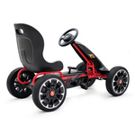 Go Kart karts gocart à pedales Abarth enfant cadeau jardin voiture noir