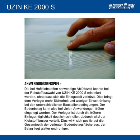 UZIN KE 2000 S Colle universelle humide pour vinyle/PVC 2 kg