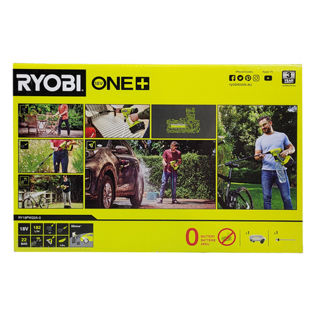 Ryobi RY18PW22A-0 nettoyeur haute pression 18 V ONE+ (sans batterie/chargeur)