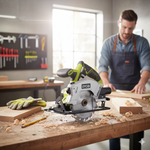 Ryobi RWSL1801M  scie circulaire 18 V ONE+, laser, lame 150 mm (sans batterie)