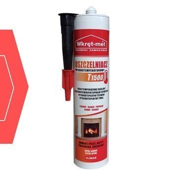  KLIMAS Mastic Silicone Haute Température Joint Réfractaire 310ml