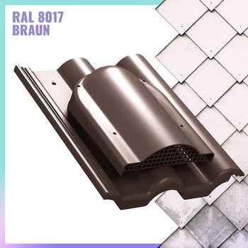 AÉRATEUR TILE P60 P1805 PAROTEC Aérateur RAL 8017 Marron TILE P60 P1805 pour toiture