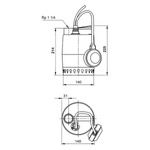 Grundfos UNILIFT KP-250-A1 Pompe submersible 012H1600