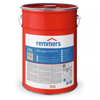Remmers HK-Lazura 3en1 Plus Blanc 20 L – lasure pour bois extérieur