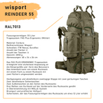 Wisport sac à dos REINDEER 55 OLIVE DRAB