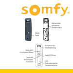 Somfy Situo 1 RTS Pure II EE - Télécommande 1 canal réf. 1870403