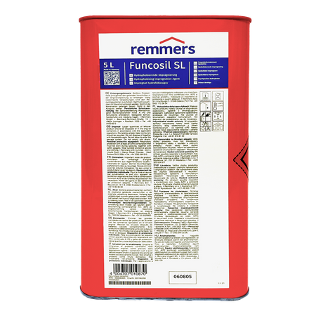 Remmers Funcosil SL 5 L Imprégnant hydrofuge incolore pour pierre, à base de silane et de siloxane