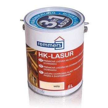 Remmers HK Lasur 0,75 L Blanc – Imprégnant 3-en-1 pour bois