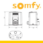 Kit Somfy Elixo 500 3S io Comfort Pack