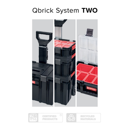 Qbrick Boîte à outils TWO Organisateur Plus Flex SET 3 pièces