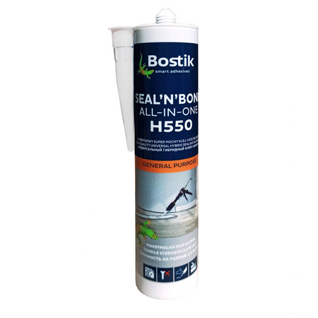 BOSTIK Seal'N'Bond Montagekleber Klebstoff Dichtmasse Kartusche 290 ML weiß