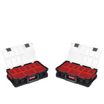 SET 2x Qbrick Boîte à outils TWO Organisateur Plus