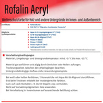 Remmers Rofalin Acryl blanc RAL 9016 5 L – peinture bois extérieur protectrice