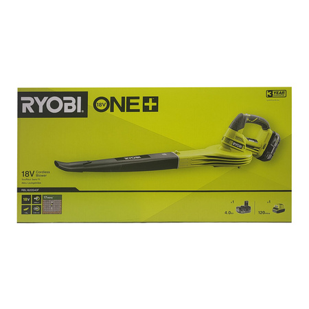 Ryobi RBL1820S40F - souffleur sans fil 18 V ONE+ 4,0 Ah kit professionnel jardin