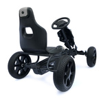 Kart à pédales Scout gris – enfants 5–12 ans, roues EVA, frein manuel