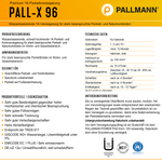 PALLMANN PALL-X 96 semi-mat Vernis monocouche 5 L 13271