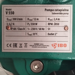 Pompe V550 avec broyeur 230V