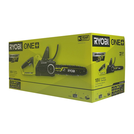 Ryobi RCS18X3050F - tronçonneuse sans fil 18V ONE+ 30 cm kit batterie 5,0Ah