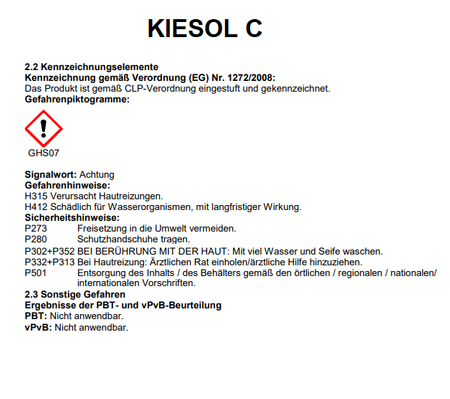 Remmers KIESOL C crème contre humidité capillaire - 550 ml