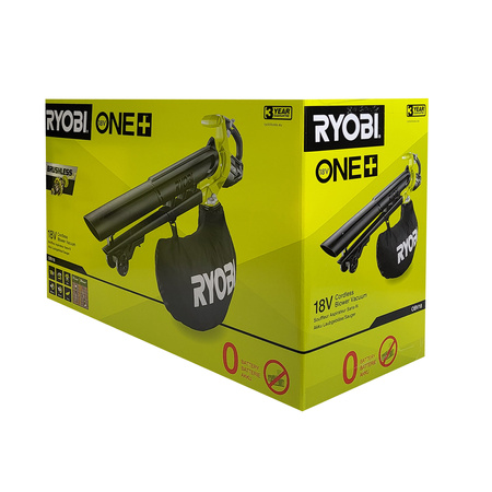 Ryobi OBV18 souffleur-aspirateur sans fil 18 V ONE+ kit 1,3 Ah terrasse jardin