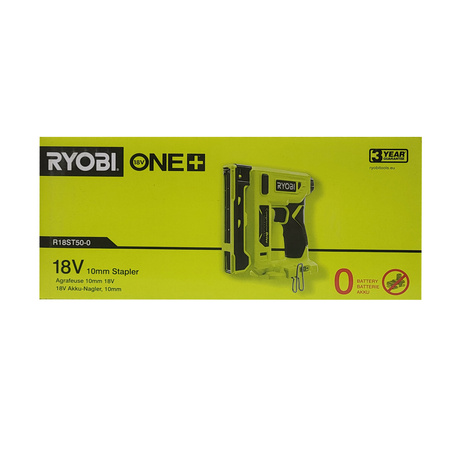 Ryobi R18ST50-0 agrafeuse sans fil 18 V ONE+ (sans batterie ni chargeur)