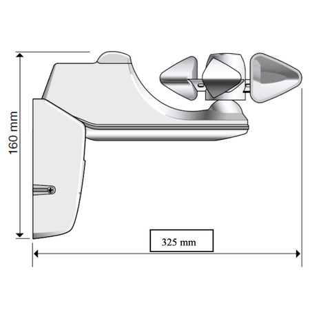 SOMFY Soliris 230V io 1870532C sans câble d'alimentation