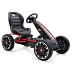 Go Kart karts gocart à pedales Abarth enfant cadeau jardin voiture noir