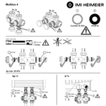 IMI Heimeier 9690-27.000 Multilux 4 Kit thermostatique