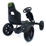 Kart à pédales Scout kaki – enfants 5–12 ans, roues EVA, frein à main