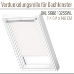 Velux Store occultant DKL SK08 1025SWL 114x140 avec guides blancs