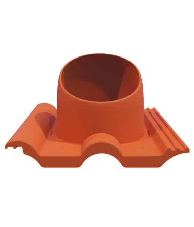 Kit Eurovent VENTOS X PLUS 150 mm Brique RAL 8004 + FLEXOS X PLUS 60 cm Gris