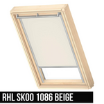 VELUX RHL SK00 1086 Store 114x Store décoratif Original avec crochets (RHL), SK08, S08, 608, 10, SK06, S06, 606, 4, Beige