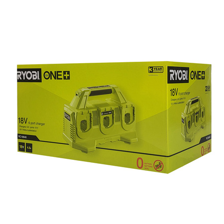 Ryobi RC18640 station de charge 18 V ONE+™ 6 ports (sans batteries)